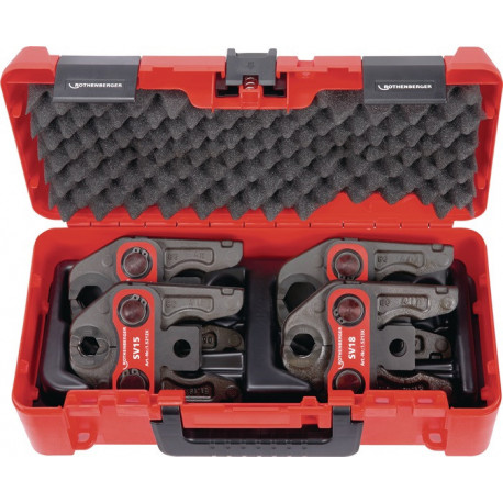 Jeu de mâchoires de pressage 32 kN larg.nom.15-18-22-28 mm type SV ROTHENBERGER 