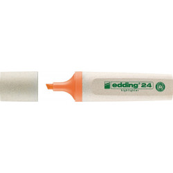 Surligneur 24 EcoLine orange graduation 2-5 mm pointe biseautée EDDING (Par 10)