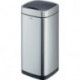 Poubelle NO TOUCH 35L 35 l H690mm acier inoxydable / plastique mét. argent DURAB 