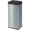 Poubelle H770xl340xP260 mm 52 l argent HAILO