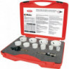 Jeu de scies cloches 19 pièces 16 - 83 mm prof. coupe 38 mm HSSE-Co8-bi-métal RU 