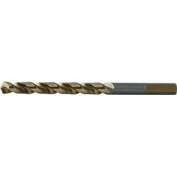 Foret hélicoïdal d. nominal 2.5 mm HSSE-Co 5 queue cylindrique 5xD coupe dr. lon (Par 10)