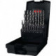 Jeu de forets hélicoïdaux DIN 338 ULTIMATECUT d. nominal 1-10x0.5 mm HSS nu/brun 