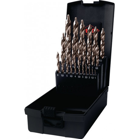 Jeu de forets hélicoïdaux DIN 338 ULTIMATECUT d. nominal 1-13x0.5 mm HSS-Co5 Or 
