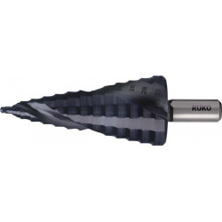 Foret étagé ULTIMATECUT plage de perçage 8-30 mm HSS RUnaTEC à cannelures hélico 