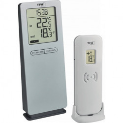 Thermomètre à transmission radio LOGOneo plage de mesure int. jusqu'à +50 deTaille C 
