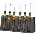 Jeu de tournevis de mécan. de précision Kraftform Micro 6 ESD 6 pièces WERA 