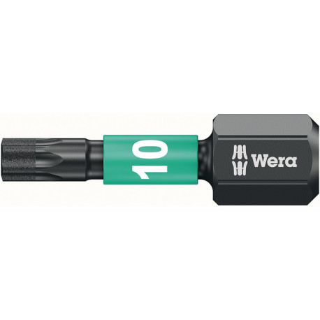 Embout IMPAKTOR DC T10 longueur 25 mm 1/4 po. C6.3 Impacteur. DC boîte de 10 emb 