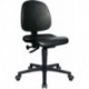 Chaise d’atelier pivotante TEC 40 roulettes mousse de polyuréthane noire 410-540 