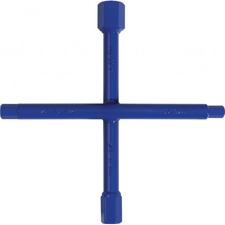 Clé cruciforme sanitaire 200 x 200 mm avec multifonction PROMAT 