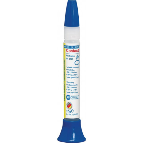 Colle cyanoacrylate VA 1401 12 g liquide incolore et clair système Pen WEICON (Par 30)
