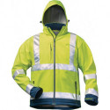 Veste softshell haute visibilité LIAM Taille XXL jaune fluo/marine ELYSEE 