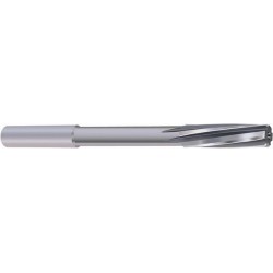 Alésoir mécanique CN à queue cylindrique, modifié, Ø nominal : 9,00 mm, Long. totale 125 mm, Lames de 36 mm, queue Ø 10 mm