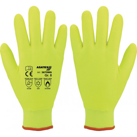 Kälteschutzhandschuh Gr.10 gelb EN 388.EN 407.EN 511 PSA II 6 PA