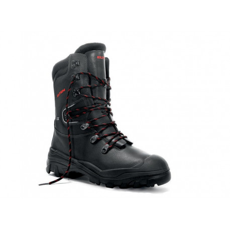 Bottes de sécurité forestières Aborist GTX Taille 45 noir Cuir de vachette imperméable 