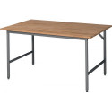 Table de travail l1500xP1000xH800-850mm plateau trav.hêtre massif. épaiss.25 mm 