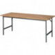 Table de travail l2000xP800xH800-850mm plateau trav.hêtre massif. épaiss.25 mm c 