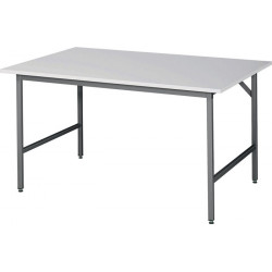 Table de travail l1500xP1000xH800-850mm plateau travail mélamine. épaiss. 22 mm 