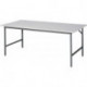 Table de travail l2000xP1000xH800-850mm plateau travail mélamine. épaiss. 22 mm 