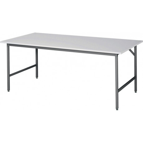 Table de travail l2000xP1000xH800-850mm plateau travail mélamine. épaiss. 22 mm 