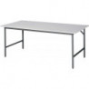 Table de travail l2000xP1000xH800-850mm plateau travail mélamine. épaiss. 22 mm 