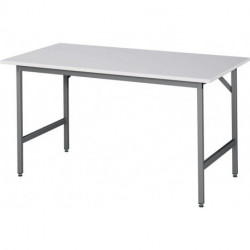 Table de travail l1500xP800xH800-850mm plateau travail mélamine. épaiss. 22 mm c 