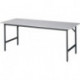 Table de travail l2000xP800xH800-850mm plateau travail mélamine. épaiss. 22 mm c 