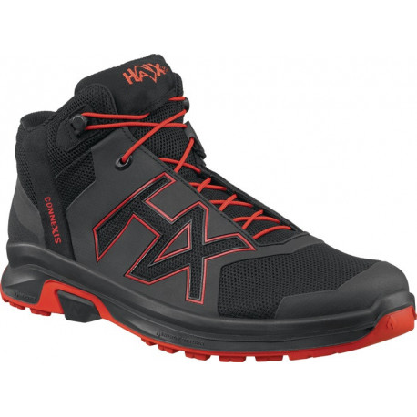 Chaussure de loisirs CONNEXIS Go GTX mid pointure 10(45) noire/rouge microfibre/ 