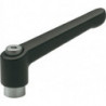 Levier de serrage réglable GN 300.1 d1 M 10 mm l1 78 mm l2 - mm filetage intérie 