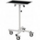 Materialständer Ladefl.L410xB610mm H.994-1344mm grau Ablage neigbar b.360Grad