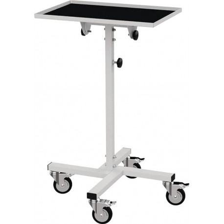 Materialständer Ladefl.L410xB610mm H.994-1344mm grau Ablage neigbar b.360Grad