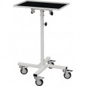 Materialständer Ladefl.L410xB610mm H.994-1344mm grau Ablage neigbar b.360Grad