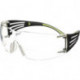 Lunettes de protection Reader SecureFit -SF400 EN 166 branches noires/vertes, verres tr. +2 polycarbonate 3M