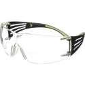 Lunettes de protection Reader SecureFit -SF400 EN 166 branches noires/vertes, verres tr. +2 polycarbonate 3M