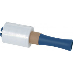 Dévidoir manuel bleu adapté à la largeur de film 100 mm TRANSPAK 