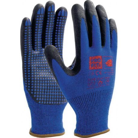 Gant en nitrile à maille fine NI-Thermo taille 10 bleu EN 388. EN 407. EN 511 ca (Par 12)
