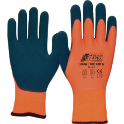Gant de protection contre le froid SOFT GRIP W taille 9 orange/bleu foncé EN 388.EN 511 PSA II (Par 12)