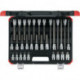 Jeu de clés à douille R6800 3030 30 pièces 1/2 po. 5 - 19 mm pour 6 pans intérie 