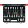 Jeu de clés à douille R6800 3030 30 pièces 1/2 po. 5 - 19 mm pour 6 pans intérie 