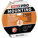 Bande adhésive de montage Mounting PRO PE-Fixation 66957 blanche longueur 25 m l (Par 16)