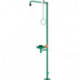 Douche de secours ClassicLine avec douche oculaire avec bassin réc. montage au s 