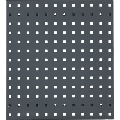 Panneau perforé l450xL500mm gris anthracite. RAL 7016 RASTERPLAN 