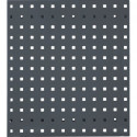 Panneau perforé l450xL500mm gris anthracite. RAL 7016 RASTERPLAN 
