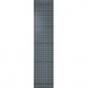 Panneau perforé l450xL2000mm gris anthracite. RAL 7016 RASTERPLAN 