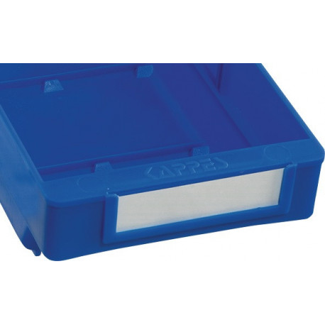 Étiquette blanc pour boîte pour étagère 120 / 240 mm 1 pièce/boite KAPPES 