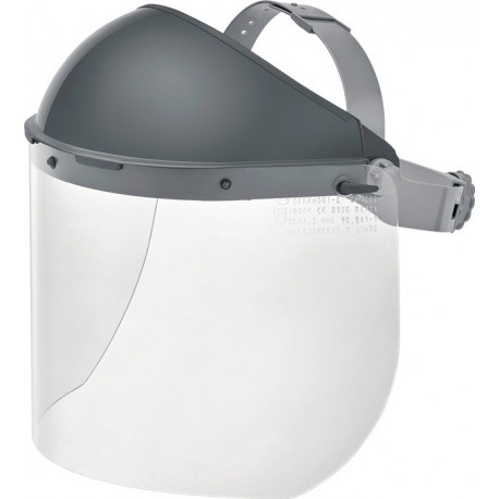 Protection faciale pour électricien GFKKH001-E PC. clair 460 x 200 x 1.5 mm EN 1 