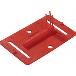 Plaquette de trait de niveau RS20 pour L80xl50mm 7 g ROTHBUCHER SYSTEME (Par 50)