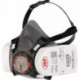Demi-masque de protection respiratoire Force™8 EN 140 EN 143 Press to Check avec 