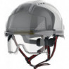 Casque d'escalade industriel EVO® VISTAlens® Dualswitch™ blanc/ABS fumé 