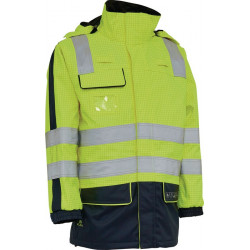 Veste de protection multinorme SECURETECH taille M jaune/bleu marine ELKA RAINWEAR 